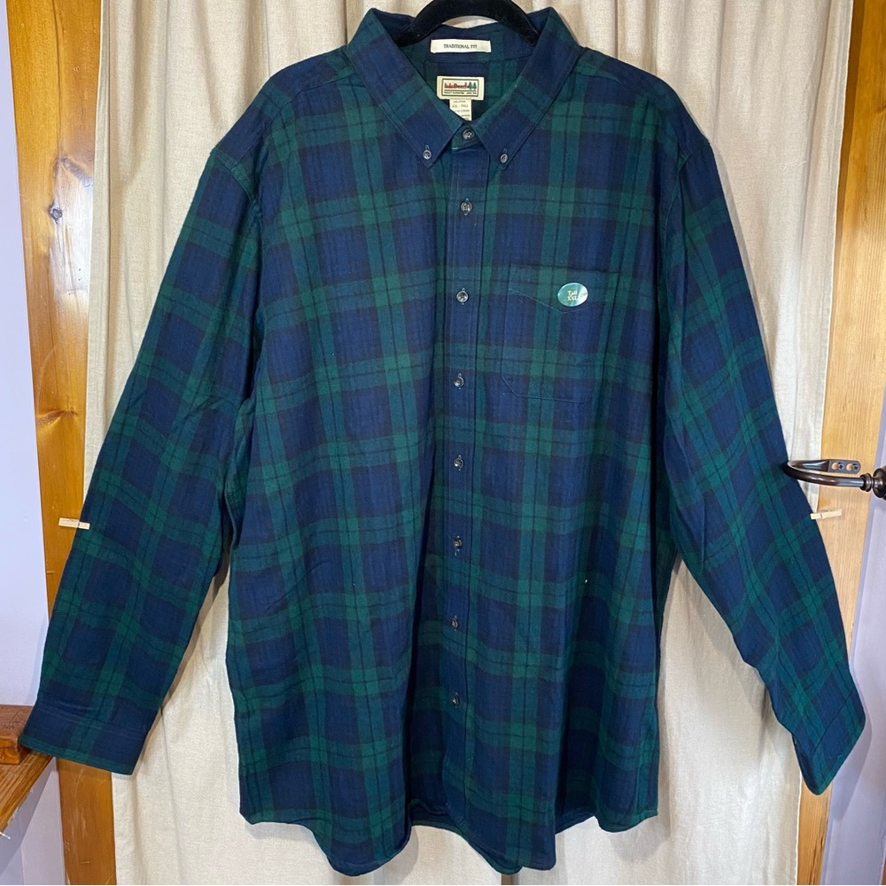 Men's Scotch Plaid Flannel Shirt, Traditional Fit - Picture 2 of 5